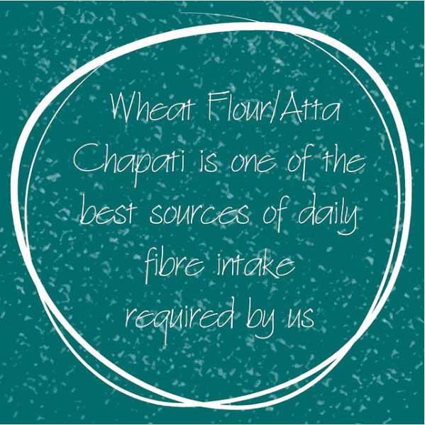 wheat flour roti chapati phulka nutrition health benefit indian food